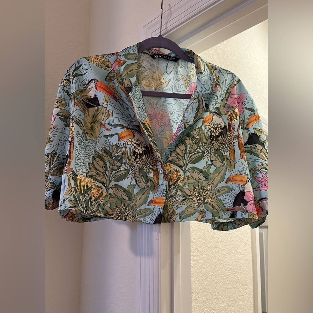 Zara tropical matching set